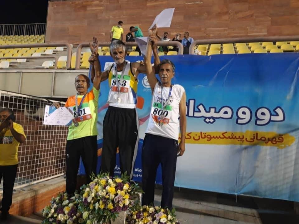 درخشش "مجید ابومگر" در هفتمین دوره رقابت های دو و میدانی قهرمانی پیشکسوتان کشور
