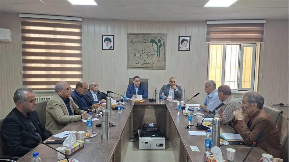 اولین نشست هم اندیشی مدیر صندوق بازنشستگی و روسای کانون های استان کرمانشاه با بیمه دی